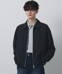 CIYOT（シヨウト）の「【CIYOT-シヨウト-】ショート丈 ジップアップ ルーズ シャツ ブルゾン   速乾・UVカット・イージーケア（ブルゾン）」