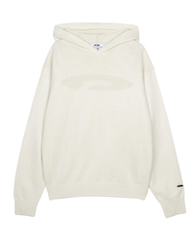 FDR（エフディーアール）の「Varigated Logo Plain Hood Knit Cream（パーカー）」