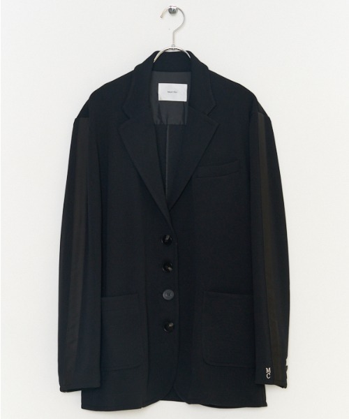 Muel Chic(ミュエルシック)の「Liora Jersey tailored リオラジャージテーラード(テーラードジャケット・レディース・ブラック/ネイビー/アイボリー・FREE)」の5枚目の写真