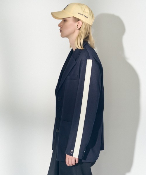 Muel Chic(ミュエルシック)の「Liora Jersey tailored リオラジャージテーラード(テーラードジャケット・レディース・ブラック/ネイビー/アイボリー・FREE)」の7枚目の写真