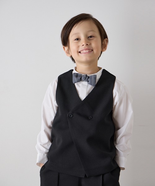 riziere(リジェール)の「アシンメトリーデザインベスト(スーツベスト・キッズ・ブラウン/ネイビー/カーキ系/グレー/ライトブラウン/ブラック・90/100/110/120/130/140/150/160)」の20枚目の写真