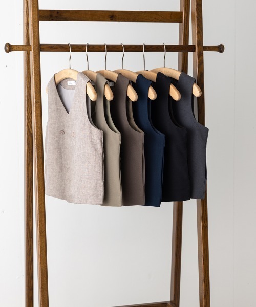 riziere(リジェール)の「アシンメトリーデザインベスト(スーツベスト・キッズ・ブラウン/ネイビー/カーキ系/グレー/ライトブラウン/ブラック・90/100/110/120/130/140/150/160)」の22枚目の写真