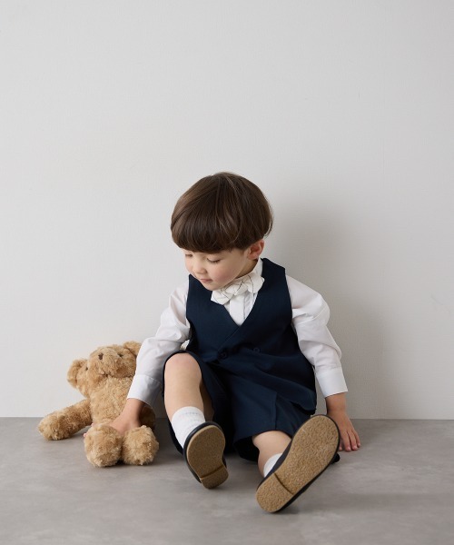 riziere(リジェール)の「アシンメトリーデザインベスト(スーツベスト・キッズ・ブラウン/ネイビー/カーキ系/グレー/ライトブラウン/ブラック・90/100/110/120/130/140/150/160)」の10枚目の写真