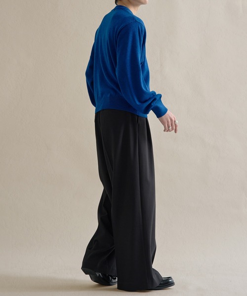 epnok（エプノック）の「ベーシックルーズハイゲージニット（ニット/セーター・メンズ・チャコールグレー/ブルー/レッド・SMALL/MEDIUM/LARGE）」の10枚目の写真