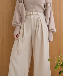 mideal（マイディール）の「tuck pleated wide pants / タックプリーツワイドパンツ（その他パンツ）」