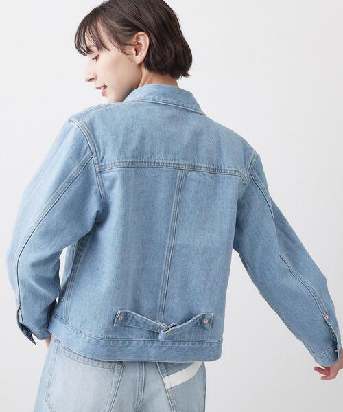 Dessin(デッサン)の「【ユニセックス/2WAY】リバーシブルデニムジャケット(デニムジャケット・レディース・サックスブルー/ブルー/ネイビー・05/04/03/02/01)」の9枚目の写真