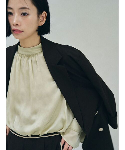 LAGUNAMOON（ラグナムーン）の「バイカラーボタンジャケット（テーラードジャケット・レディース・ブラウン/ベージュ・FREE）」の18枚目の写真