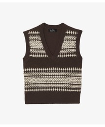 A.P.C.（アーペーセー）の「GILET/ニットベスト（ベスト）」