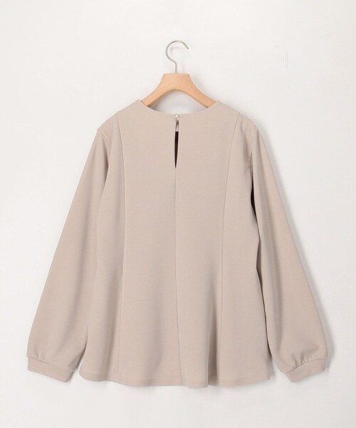 MICO COULIER（ミコクリエ）の「カットジョーゼット襟レースブラウス（襟取り外し可能）（シャツ/ブラウス・レディース・オフホワイト/ブラック/グレイッシュベージュ・38）」の9枚目の写真