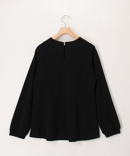 MICO COULIER（ミコクリエ）の「カットジョーゼット襟レースブラウス（襟取り外し可能）（シャツ/ブラウス・レディース・オフホワイト/ブラック/グレイッシュベージュ・38）」の19枚目の写真