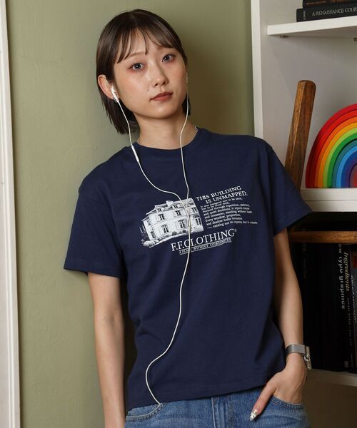 FFEIN(フェイン)の「【FFEIN(フェイン)】メッセージロゴショート丈Tシャツ / Tシャツ クルーネック 半袖 【短丈】(Tシャツ/カットソー・メンズ・ブラック/ネイビー/ホワイト・LARGE/MEDIUM/SMALL)」の18枚目の写真