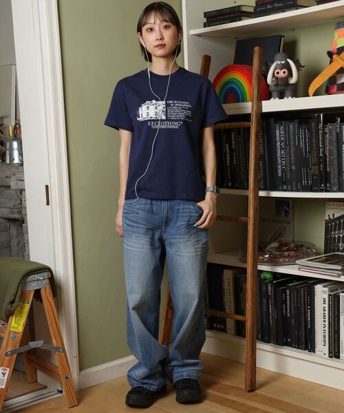 FFEIN(フェイン)の「【FFEIN(フェイン)】メッセージロゴショート丈Tシャツ / Tシャツ クルーネック 半袖 【短丈】(Tシャツ/カットソー・メンズ・ブラック/ネイビー/ホワイト・LARGE/MEDIUM/SMALL)」の19枚目の写真