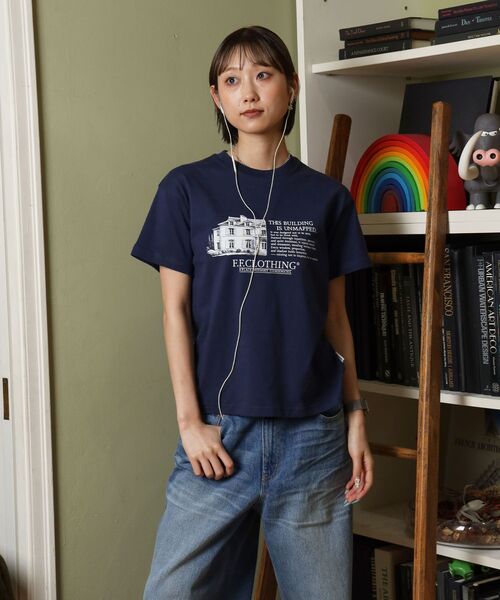 FFEIN(フェイン)の「【FFEIN(フェイン)】メッセージロゴショート丈Tシャツ / Tシャツ クルーネック 半袖 【短丈】(Tシャツ/カットソー・メンズ・ブラック/ネイビー/ホワイト・LARGE/MEDIUM/SMALL)」の21枚目の写真