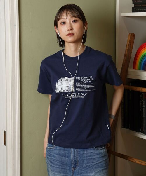 FFEIN(フェイン)の「【FFEIN(フェイン)】メッセージロゴショート丈Tシャツ / Tシャツ クルーネック 半袖 【短丈】(Tシャツ/カットソー・メンズ・ブラック/ネイビー/ホワイト・LARGE/MEDIUM/SMALL)」の22枚目の写真