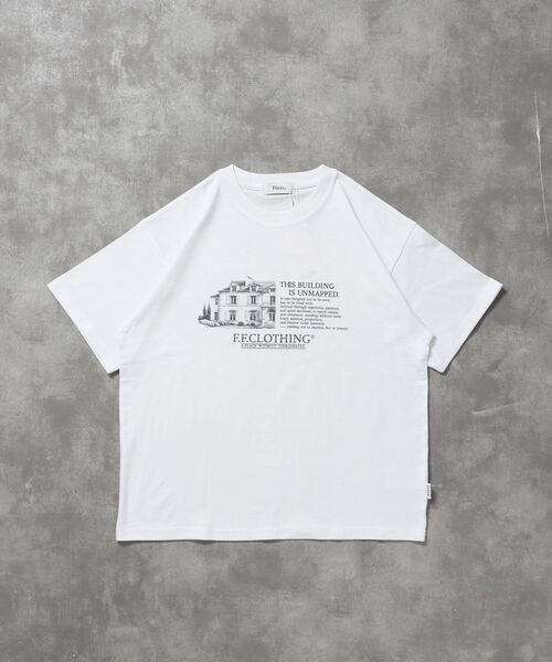 FFEIN(フェイン)の「【FFEIN(フェイン)】メッセージロゴショート丈Tシャツ / Tシャツ クルーネック 半袖 【短丈】(Tシャツ/カットソー・メンズ・ブラック/ネイビー/ホワイト・LARGE/MEDIUM/SMALL)」の5枚目の写真