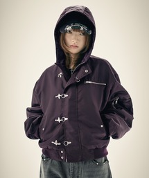 MSG（エムエスジー）の「N-2Bフライトミリタリーコンパクトファイヤーマンジャッケットナイロン/合皮（ブルゾン）」