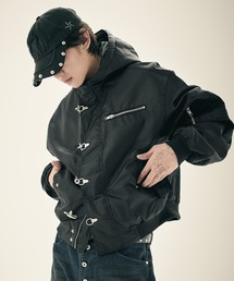 MSG（エムエスジー）の「N-2Bフライトミリタリーコンパクトファイヤーマンジャッケットナイロン 合皮（ブルゾン）」