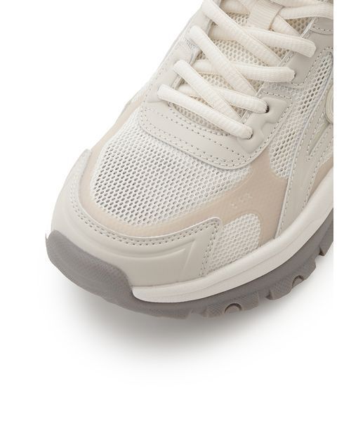 emmi（エミ）の「【em】ボリュームメッシュスニーカー（スニーカー・レディース・ベージュ/ミント/シルバー・23/23.5/24/24.5/25）」の12枚目の写真