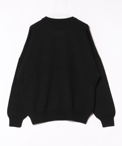 ムラサキスポーツ(ムラサキスポーツ)の「032C/ゼロスリートゥーシー 25S SELFIE SWEATER S25URK1511000(ニット/セーター・メンズ・ブラック・M/L)」の2枚目の写真