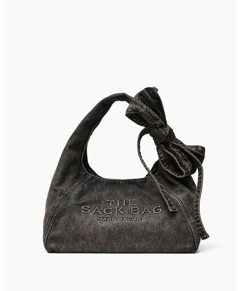 MARC JACOBS(マークジェイコブス)の「THE BOW DENIM SACK BAG/ザ ボウ デニム サック バッグ(ショルダーバッグ・レディース・ブラック系その他・ONE SIZE)」の1枚目の写真