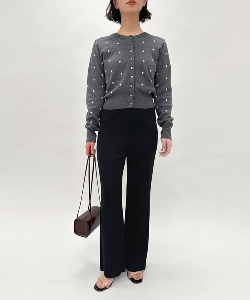 EDIT. FOR LULU(エディットフォールル)の「ドット カーディガン(ニット/セーター・レディース・グレー・FREE)」の16枚目の写真