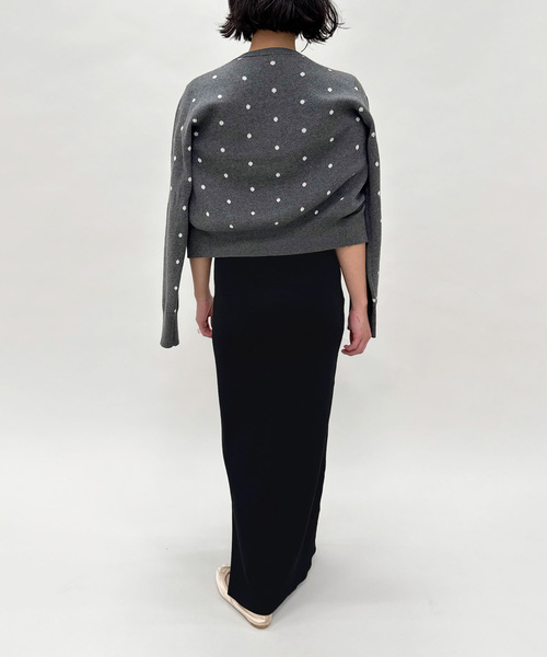 EDIT. FOR LULU(エディットフォールル)の「ドット カーディガン(ニット/セーター・レディース・グレー・FREE)」の18枚目の写真