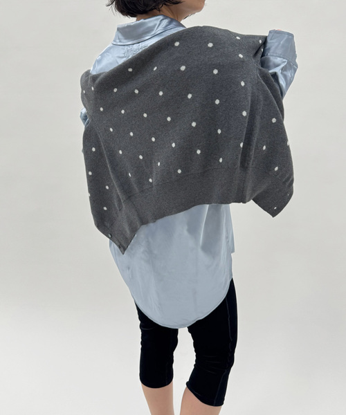EDIT. FOR LULU(エディットフォールル)の「ドット カーディガン(ニット/セーター・レディース・グレー・FREE)」の20枚目の写真