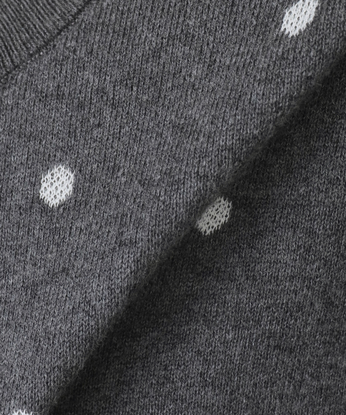 EDIT. FOR LULU(エディットフォールル)の「ドット カーディガン(ニット/セーター・レディース・グレー・FREE)」の7枚目の写真