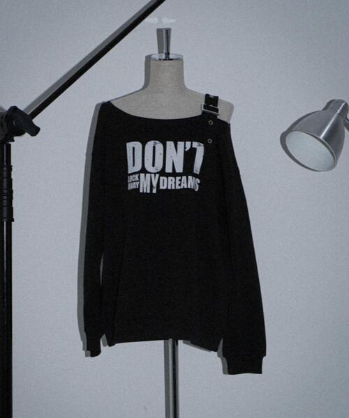 dispark（ディスパーク）の「DISPARK/【26年春新作】ベルトショルダーグラフィックスウェット（スウェット・レディース・ホワイト/ブラック/グレー・FREE）」の14枚目の写真