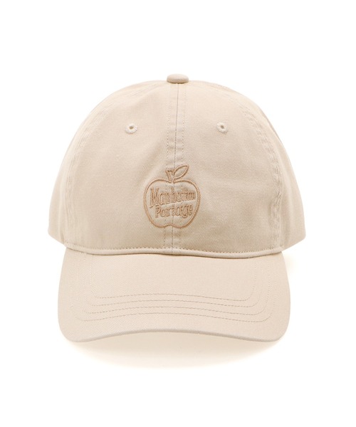 Manhattan Portage（マンハッタンポーテージ）の「Apple Emb Twill Cap（キャップ・メンズ・ベージュ/ブラック・FREE）」の3枚目の写真