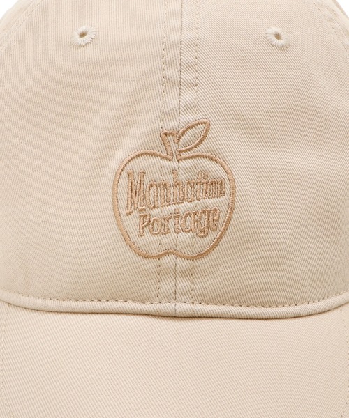 Manhattan Portage（マンハッタンポーテージ）の「Apple Emb Twill Cap（キャップ・メンズ・ベージュ/ブラック・FREE）」の8枚目の写真