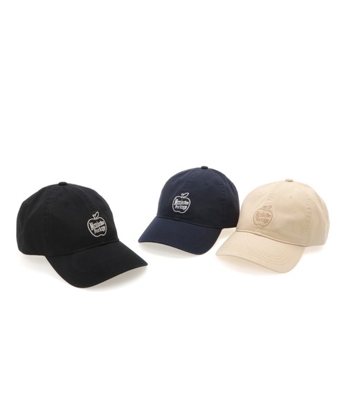 Manhattan Portage（マンハッタンポーテージ）の「Apple Emb Twill Cap（キャップ・メンズ・ベージュ/ブラック・FREE）」の9枚目の写真
