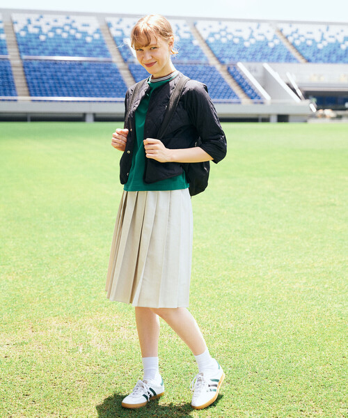 GYMPHLEX(ジムフレックス)の「Gymphlex | インナーキルティングジャケット WOMEN(ノーカラージャケット・レディース・イエロー/ブラック/アイボリー・14)」の20枚目の写真