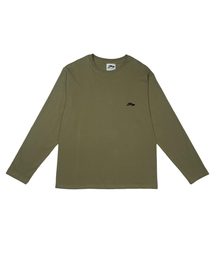 TANSANMAGNESIUM（タンサン マグネシウム）の「スターロングスリーブ（カーキ）（Tシャツ/カットソー）」