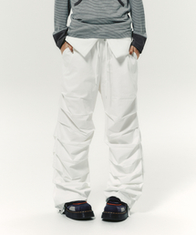 TUCK PANTS WHITE