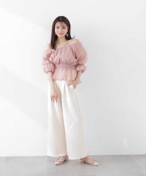 PROPORTION BODY DRESSING(プロポーションボディドレッシング)の「<a>カットイージーワイドパンツ / 1216139301(その他パンツ・レディース・ホワイト系その他/ベージュ/グレー系その他・P/S/MEDIUM)」の20枚目の写真