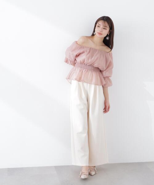 PROPORTION BODY DRESSING(プロポーションボディドレッシング)の「<a>カットイージーワイドパンツ / 1216139301(その他パンツ・レディース・ホワイト系その他/ベージュ/グレー系その他・P/S/MEDIUM)」の18枚目の写真