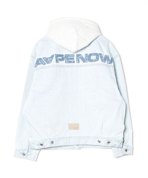 AAPE BY A BATHING APE(エーエイプバイアベイシングエイプ)の「AAPE NOW DENIM JACKET(detachable)(デニムジャケット・メンズ・ライトブルー・MEDIUM/LARGE/SMALL/X-LARGE)」の6枚目の写真