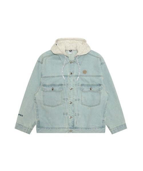 AAPE NOW DENIM JACKET(detachable)