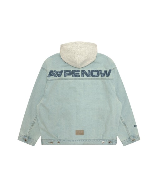 AAPE BY A BATHING APE(エーエイプバイアベイシングエイプ)の「AAPE NOW DENIM JACKET(detachable)(デニムジャケット・メンズ・ライトブルー・MEDIUM/LARGE/SMALL/X-LARGE)」の2枚目の写真