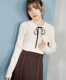 31 Sons de mode | 2026春夏新作 襟フリルニット(ニット/セーター)