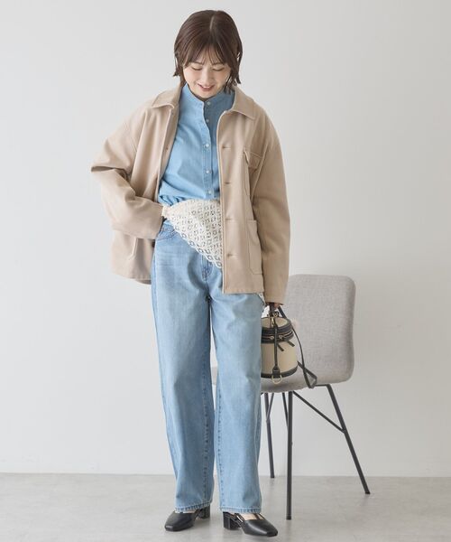 AMERICAN HOLIC(アメリカンホリック)の「スエードライクジャケット(その他アウター・レディース・ベージュ/キャメル・FREE)」の12枚目の写真