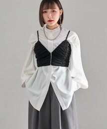 Mavie..7 | 【Mavie..7】チュールビスチェ(シャツ/ブラウス)