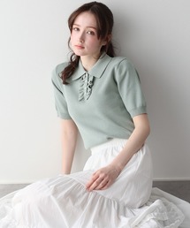 ニット/セーター（半袖 / フリル）ファッション通販 - ZOZOTOWN