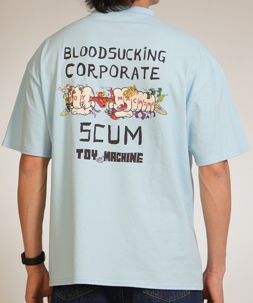 TOY MACHINE(トイ マシーン)の「TOY MACHINE/トイマシーン 半袖 Tシャツ LIVING FIST SS TEE MTMSGST1(Tシャツ/カットソー・メンズ・サックスブルー/ブラック/ホワイト・XL/L/M)」の3枚目の写真