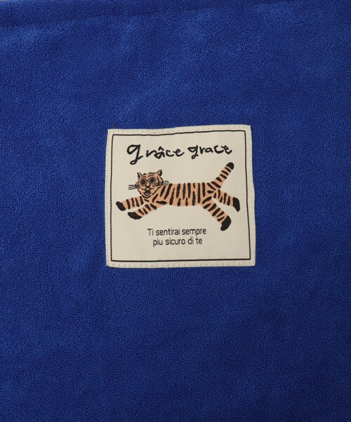 grace grace (グラスグラス)の「【grace grace/グラスグラス】グラスケパイルバッグ-L(バックパック/リュック・レディース・ブルー/グレー系その他/ベージュ系その他・FREE)」の9枚目の写真