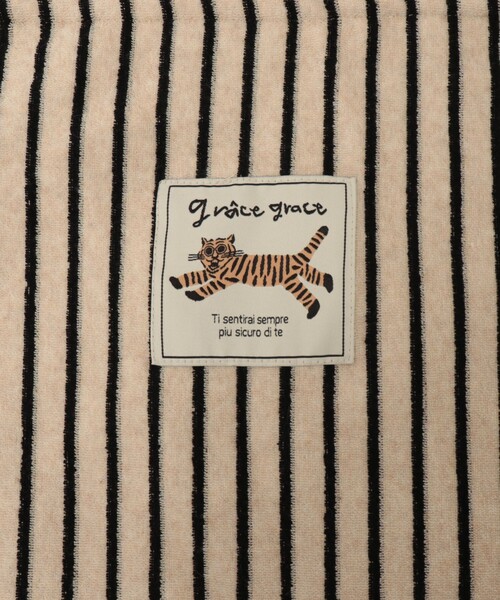 grace grace (グラスグラス)の「【grace grace/グラスグラス】グラスケパイルバッグ-L(バックパック/リュック・レディース・ブルー/グレー系その他/ベージュ系その他・FREE)」の7枚目の写真