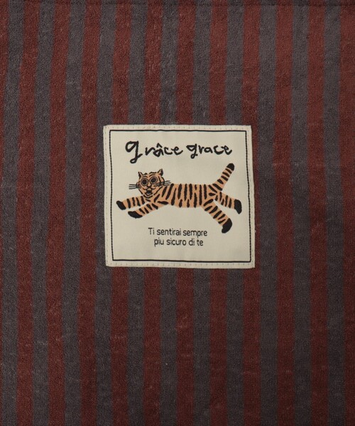 grace grace (グラスグラス)の「【grace grace/グラスグラス】グラスケパイルバッグ-L(バックパック/リュック・レディース・ブルー/グレー系その他/ベージュ系その他・FREE)」の5枚目の写真