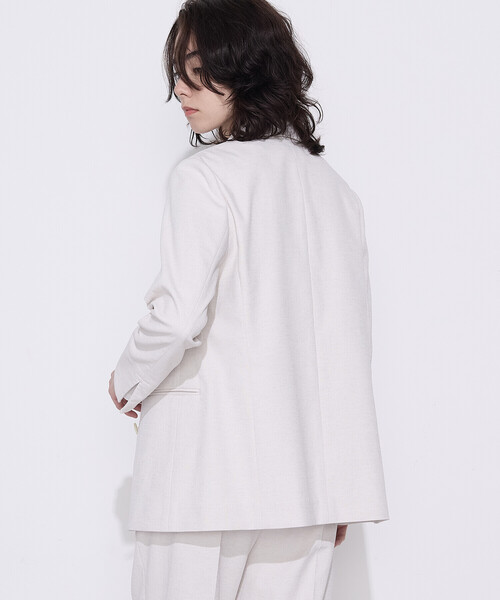 COMME CA(コムサ)の「ドライオックス ジャケット(テーラードジャケット・レディース・キナリ/ブルー・7号/9号/11号)」の9枚目の写真