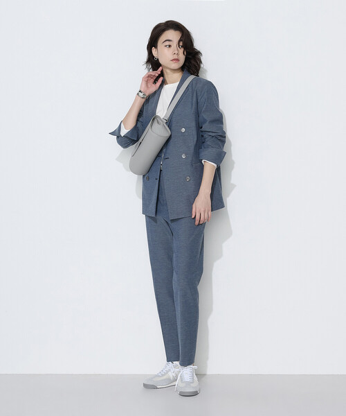 COMME CA(コムサ)の「ドライオックス ジャケット(テーラードジャケット・レディース・キナリ/ブルー・7号/9号/11号)」の10枚目の写真